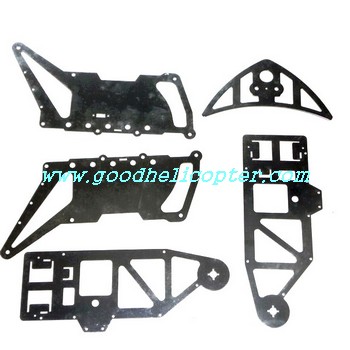 jts-825-825a-825b helicopter parts metal main frame set 5pcs